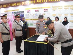 Polres Parigi Moutong Gelar Pelantikan Kabag Ren dan Sertijab Kasi Humas