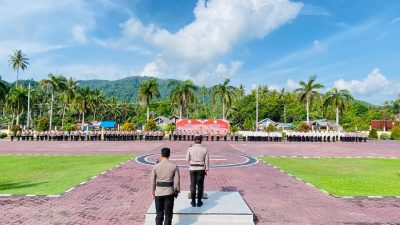 Polres Parigi Moutong Gelar Apel Siaga I Peringati Satu Tahun Pemerintahan Presiden Prabowo–Gibran