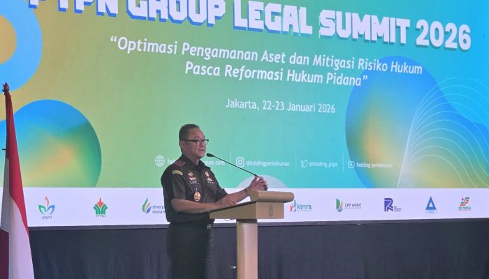 Kajati Sulteng Jadi Keynote Speech di PTPN Group Legal Summit 2026