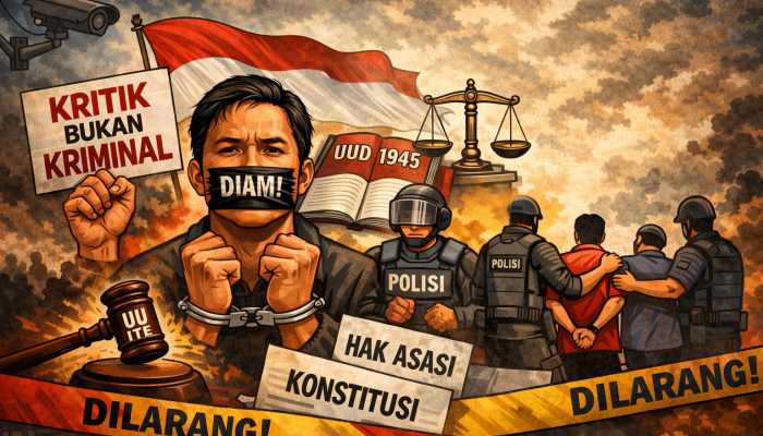 Pembungkaman Kritik Dinilai Bertentangan dengan Hukum dan Konstitusi di Indonesia