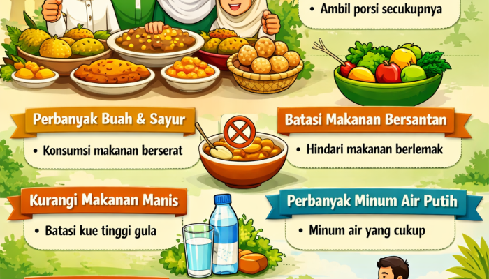 Tips Sehat Menikmati Hidangan di Hari Raya Idulfitri 1447 H