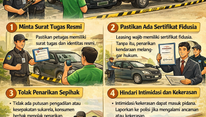 Cara Menghadapi Penarikan Kendaraan oleh Leasing, Pahami Aturan dan Hak Konsumen