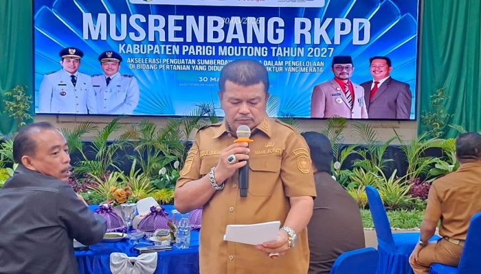 Musrenbang RKPD 2027 Digelar, Abdul Sahid: Pembangunan Harus Jawab Masalah Nyata Parigi Moutong