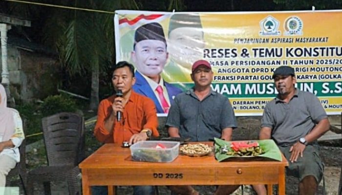 Efisiensi Anggaran di Parigi Moutong Tak Surutkan Pengabdian, Imam Muslihun Serap Aspirasi Warga Wanamukti