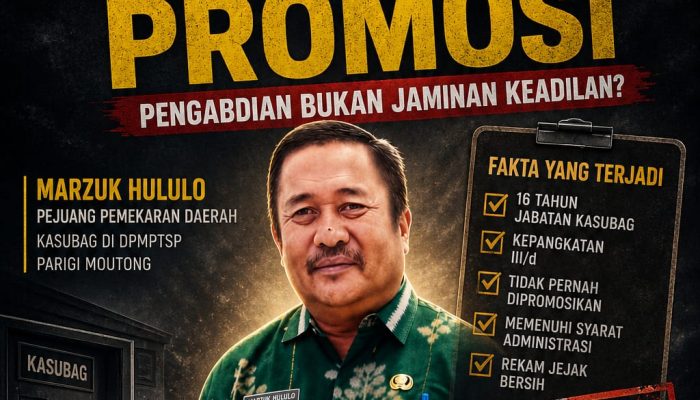Ratusan Pejabat Dilantik, Tapi Nama Marzuk Hululo Tidak Masuk Daftar Promosi
