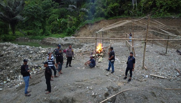 Polres Parigi Moutong Sisir Tambang Maleali,  PETI Torono Belum Tersentuh