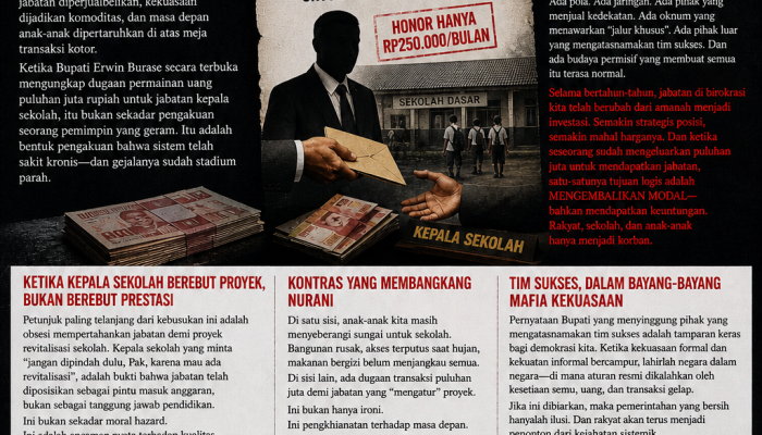Mafia Jabatan Membunuh Masa Depan – Skandal Parigi Moutong Bukan Kasus Satu Daerah, Ini Potret Busuk Sistem Yang Dibiarkan Berakar