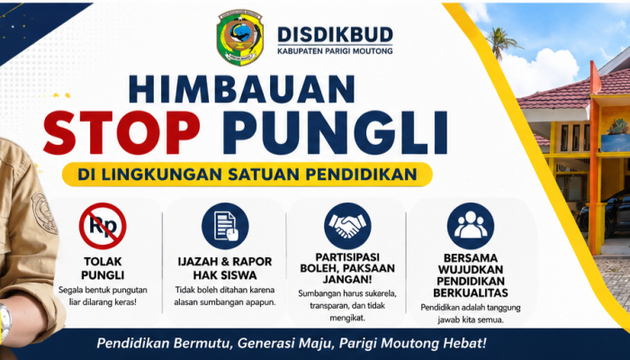 Disdikbud Parigi Moutong Warning Sekolah: Jangan Jadikan Sumbangan sebagai Syarat Ambil Ijazah dan Rapor