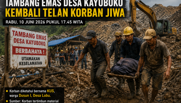 Tambang Emas Kayuboko Kembali Telan Korban Jiwa, Warga Desa Lobu Mandiri Dilaporkan Meninggal Tertimbun Material