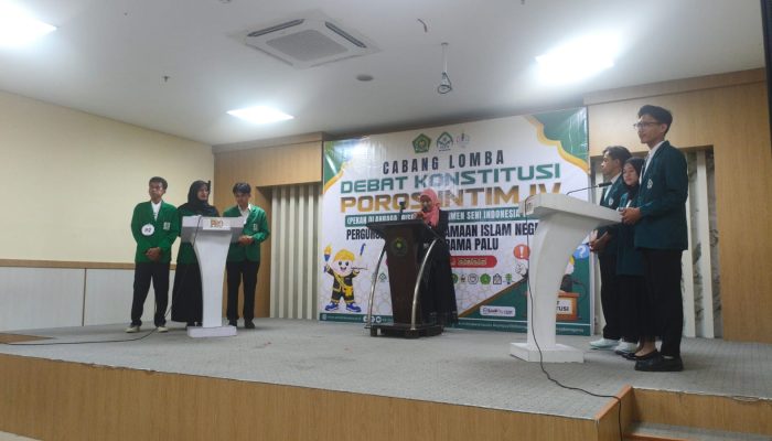 Tim John Locke UIN Datokarama Palu Juara Debat Konstitusi POROS INTIM IV, Tunjukkan Kekompakan dan Kualitas Intelektual