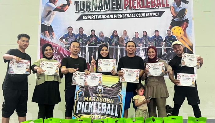 MPC Parigi Borong Prestasi di Turnamen Pickleball EMPC Palu, Bukti Potensi Atlet Parigi Moutong Terus Berkembang