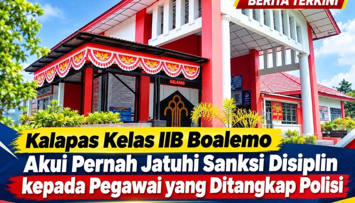 Kalapas Kelas IIB Boalemo Akui Pernah Jatuhi Sanksi Disiplin kepada Pegawai yang Ditangkap Polisi