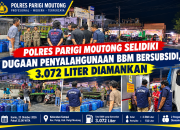 Polres Parigi Moutong Selidiki Dugaan Penyalahgunaan BBM Bersubsidi, 3.072 Liter Diamankan