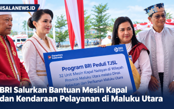 BRI Salurkan Mesin Kapal, Ambulans, dan Mobil Jenazah untuk Masyarakat Maluku Utara