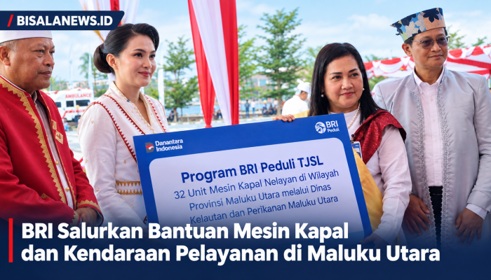 BRI Salurkan Mesin Kapal, Ambulans, dan Mobil Jenazah untuk Masyarakat Maluku Utara