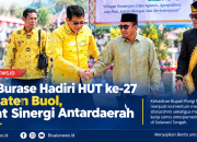 Erwin Burase Hadiri HUT ke-27 Kabupaten Buol, Perkuat Sinergi Antardaerah