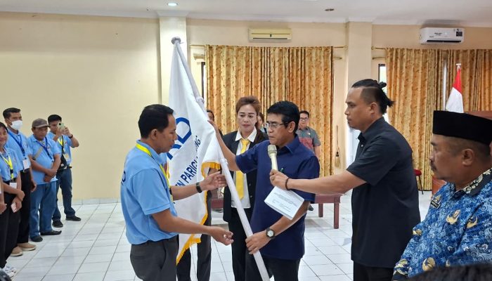 Erwin Burase Lepas Kontingen LP3KD Parigi Moutong Menuju Pesparani Katolik Tingkat Provinsi