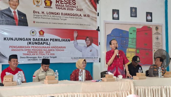 Penyampaian Aspirasi Harus Tepat Sasaran, Ini Pesan Longki Djanggola saat Reses